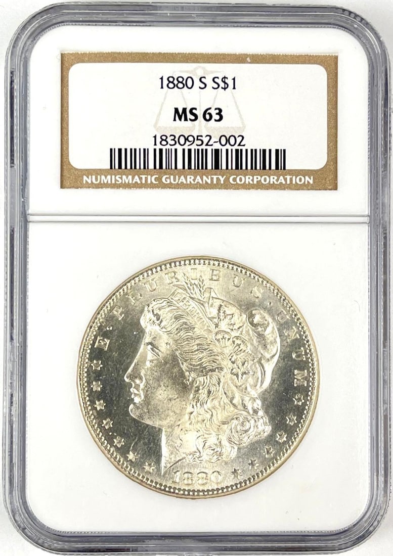 1880 S US Morgan Silver Dollar NGC MS63 (1 of 2)