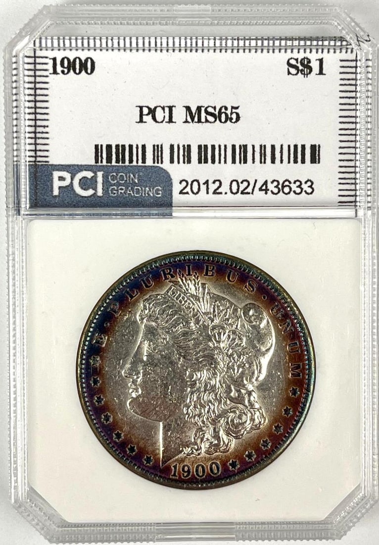 1900 US Morgan Silver Dollar PCI MS65: 1900 US Morgan Silver Dollar PCI MS65
