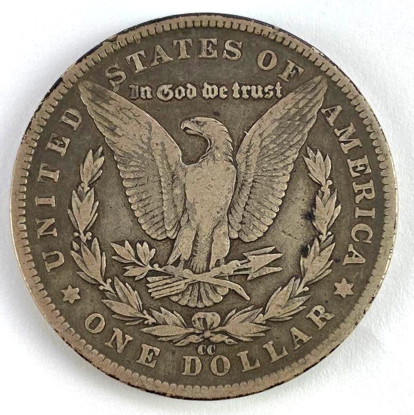 1890 CC Morgan Silver Dollar - 2