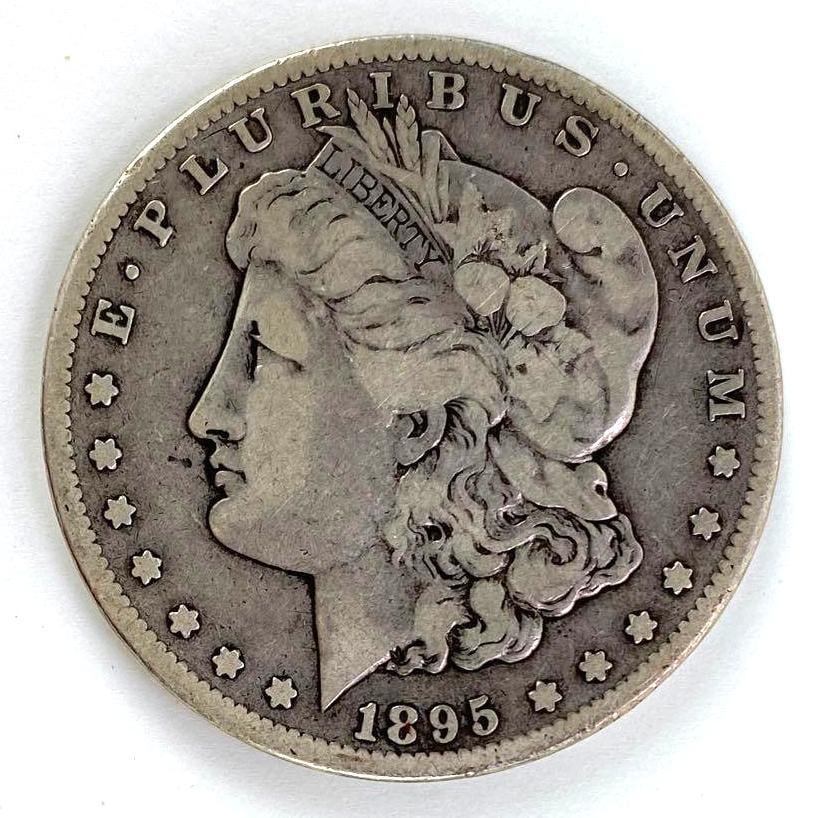 1895 S Morgan Silver Dollar: 1895 S Morgan Silver Dollar