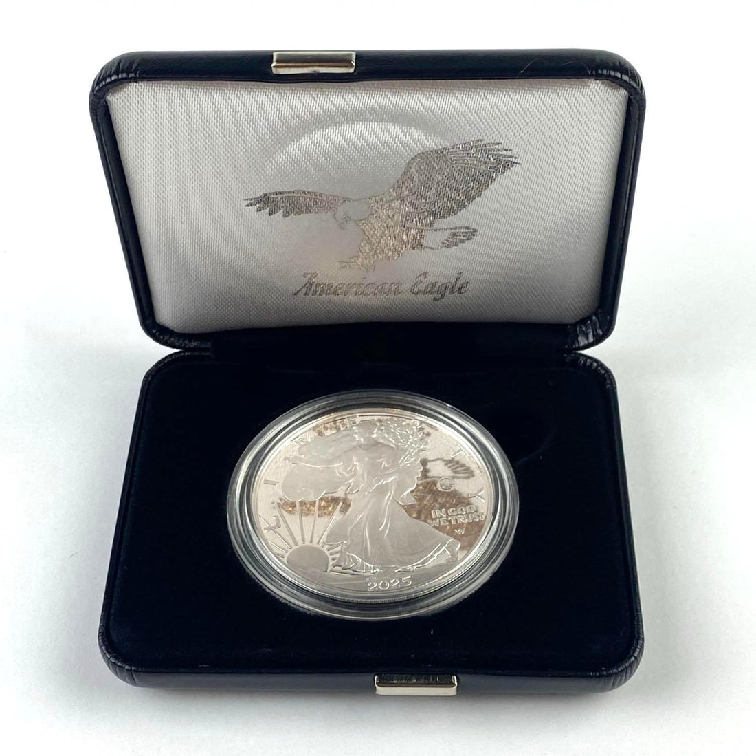 2025 W LASER ENGRAVED US 1 Oz American Silver Eagle: 2025 W US 1 Oz American Silver Eagle