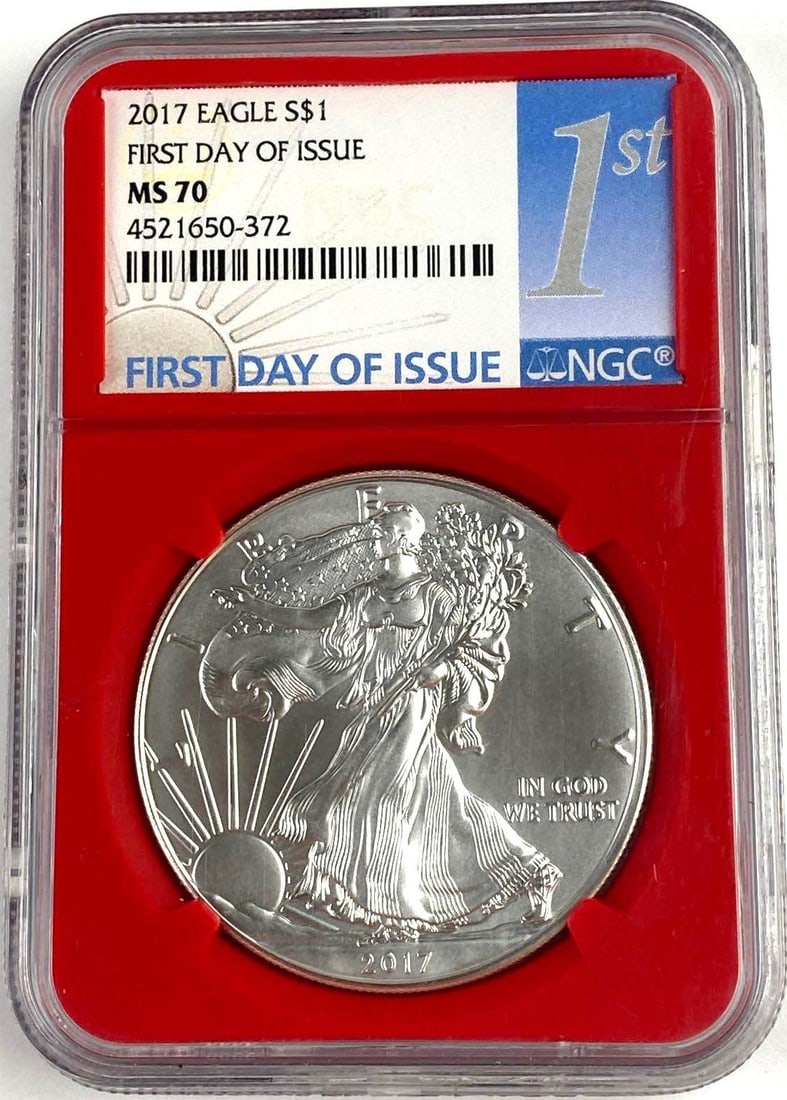 2017 US 1 Oz American Silver Eagle NGC MS70 (1 of 2)