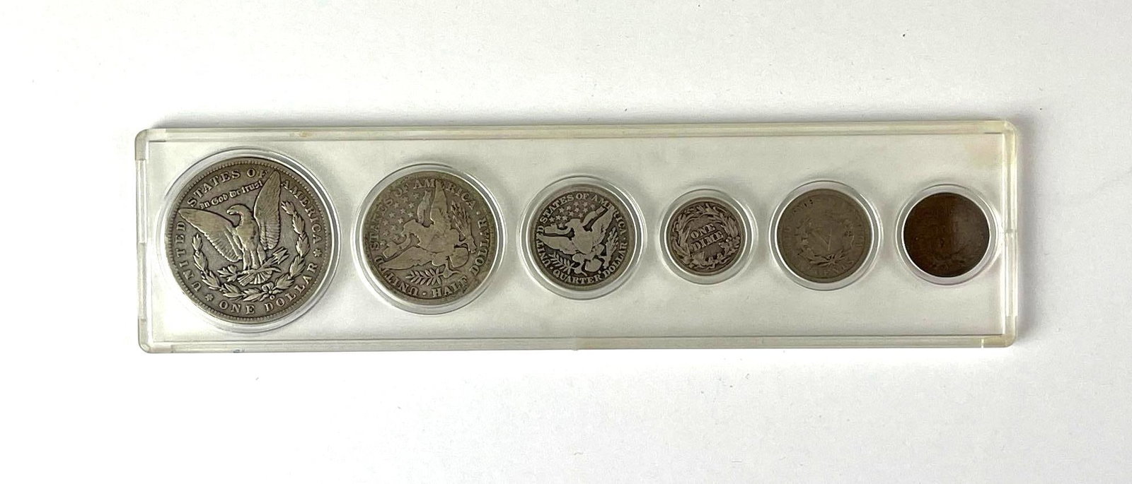 1900 US Date Set - Silver HD, Quarter, Dime - 2