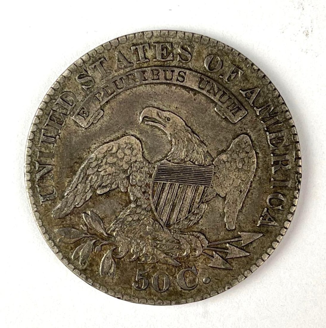 1829 US Capped Bust Silver Half Dollar - 2