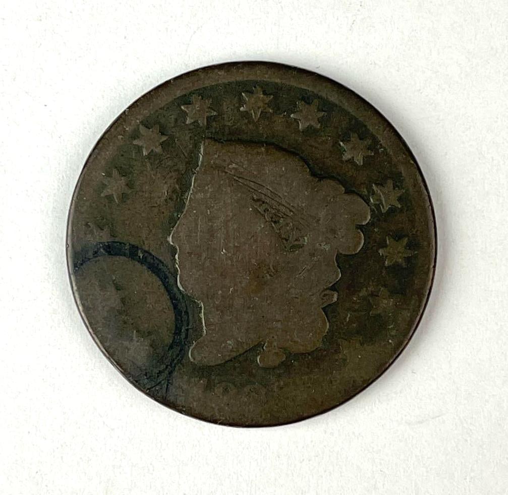 1825 US Large Cent: 1825 US Large Head Cent