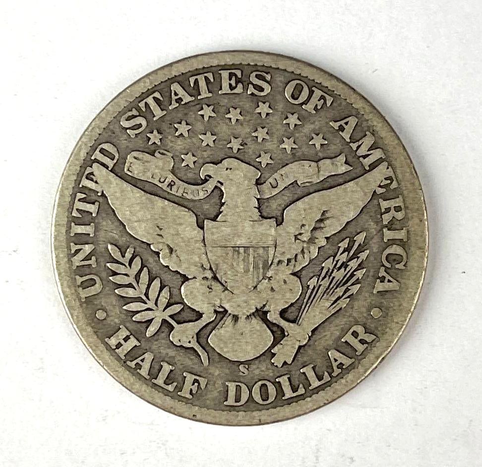 1909 S US Barber Half Dollar - 2