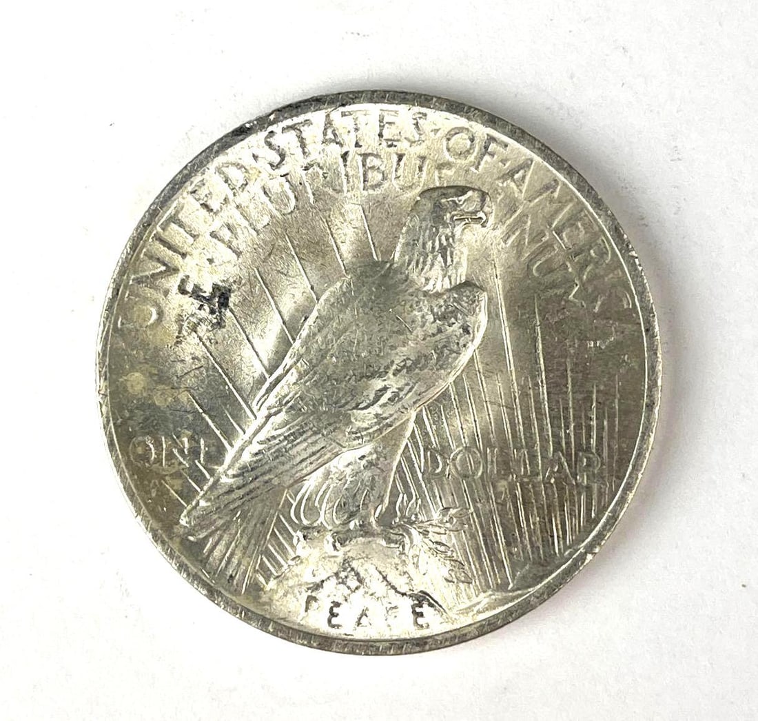 1923 US Peace Silver Dollar - 2