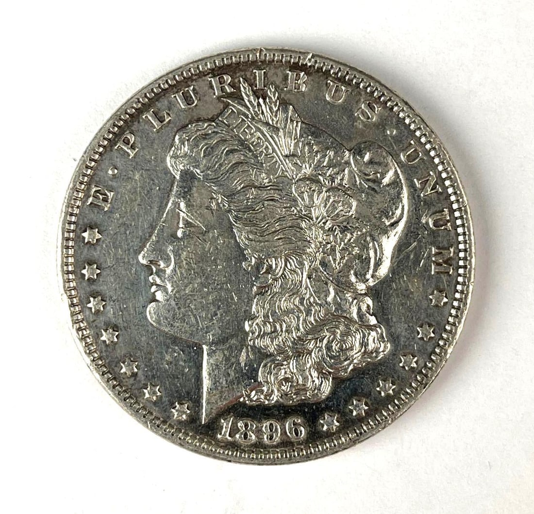 1896 US Morgan Silver Dollar: 1896 US Morgan Silver Dollar