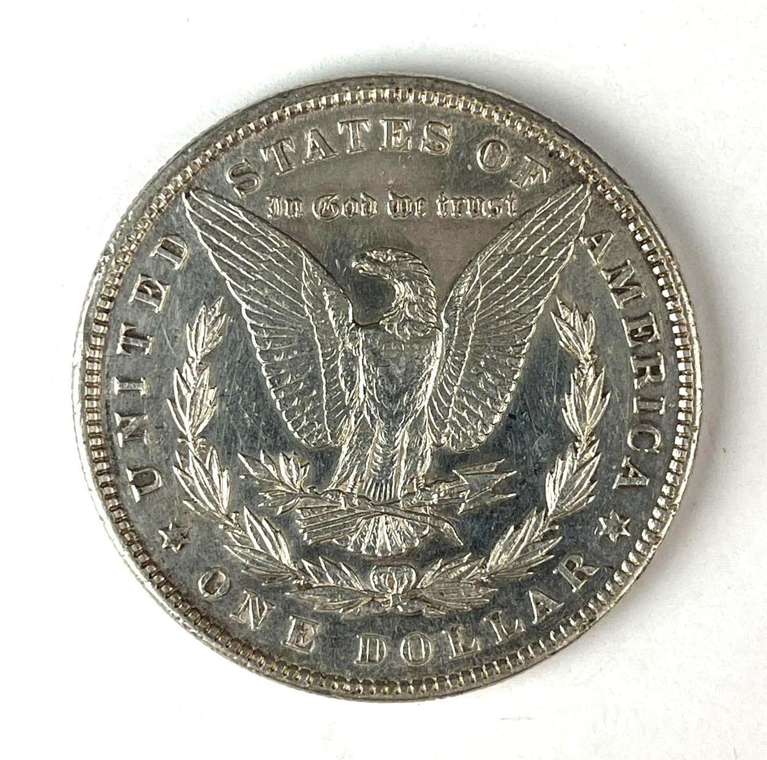 1896 US Morgan Silver Dollar - 2