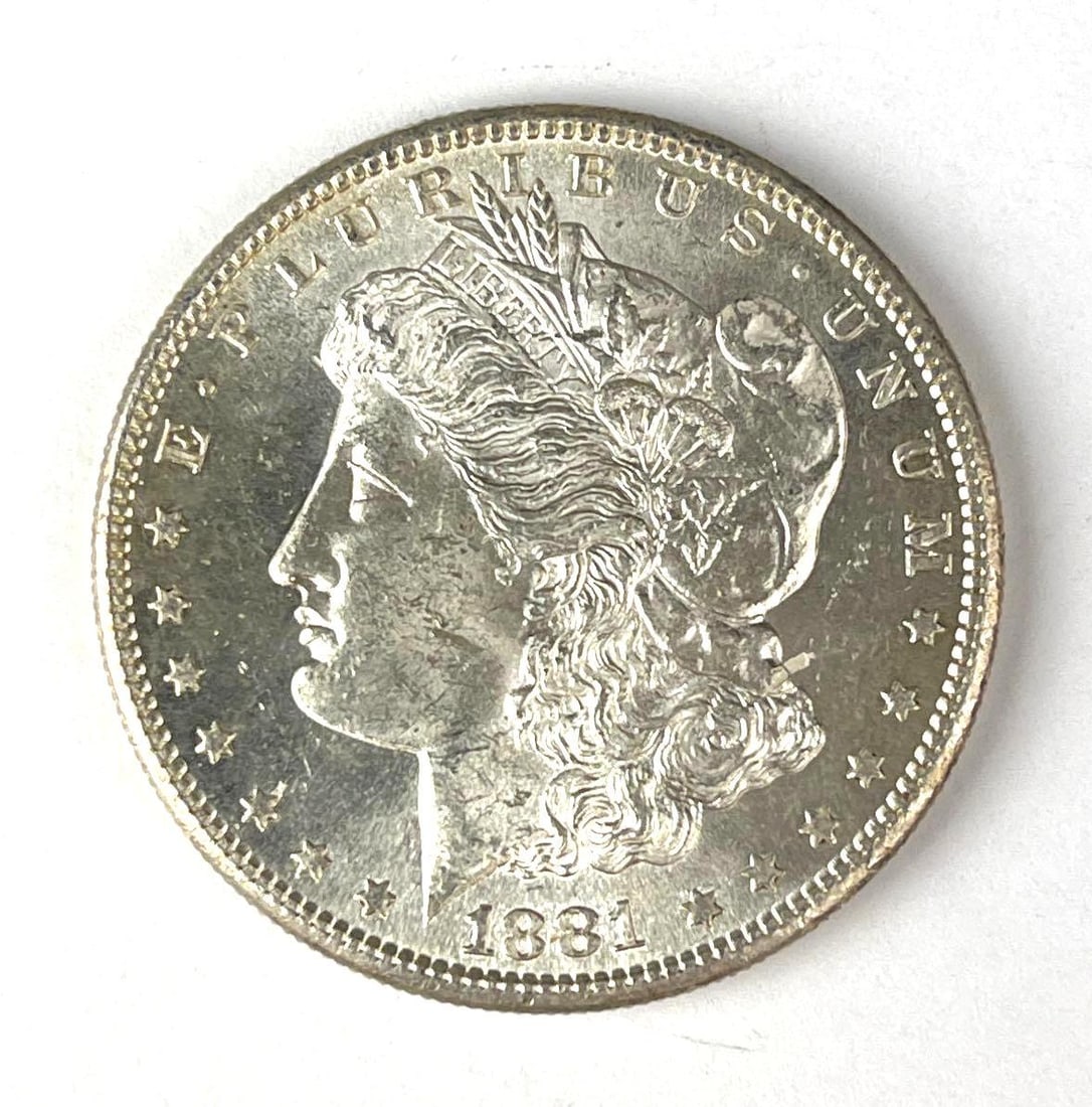 1881 S US Morgan Silver Dollar: 1881 S US Morgan Silver Dollar
