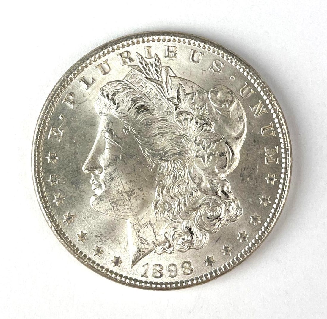 1898 US Morgan Silver Dollar: 1898 US Morgan Silver Dollar