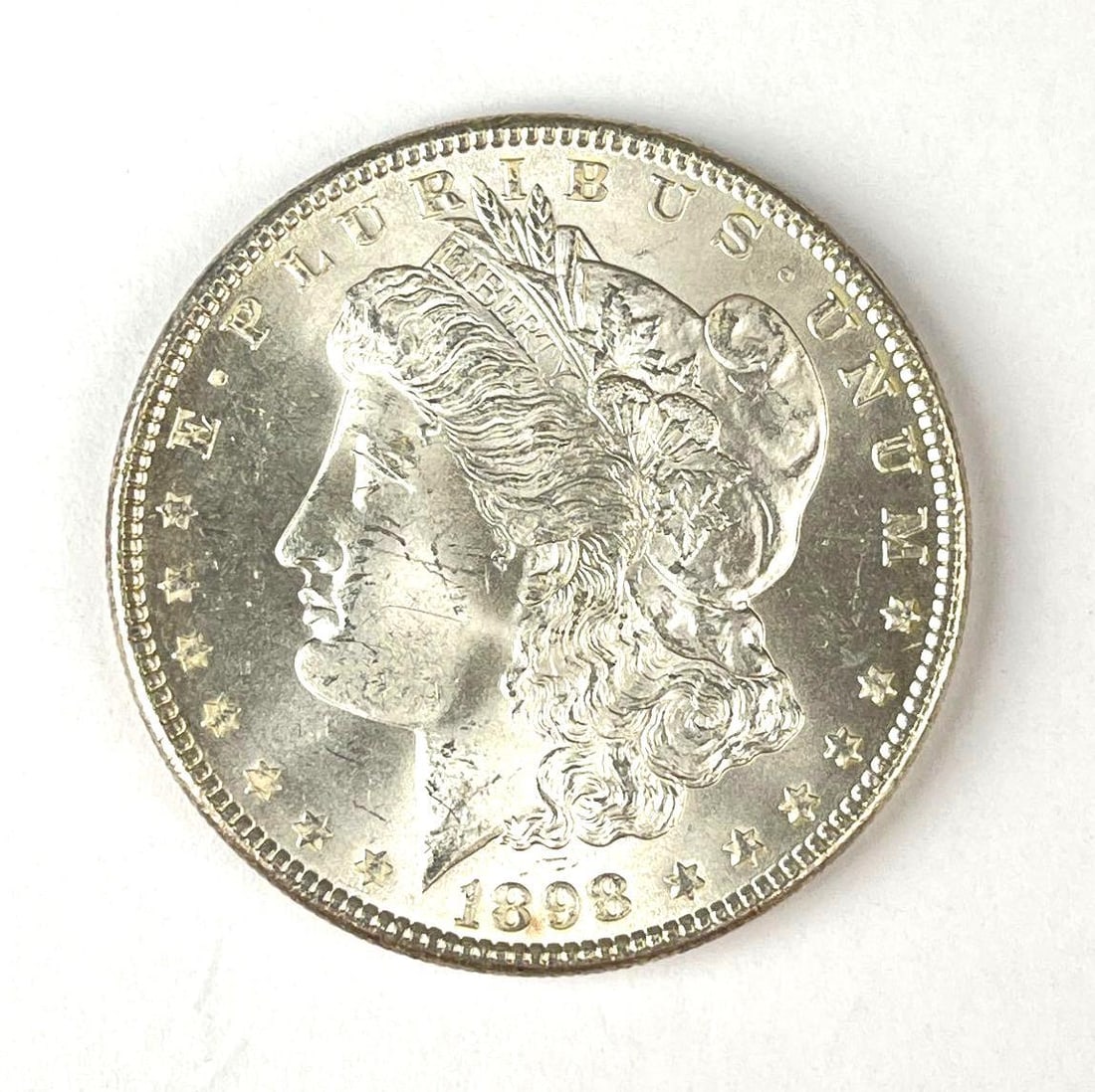 1898 US Morgan Silver Dollar: 1898 US Morgan Silver Dollar