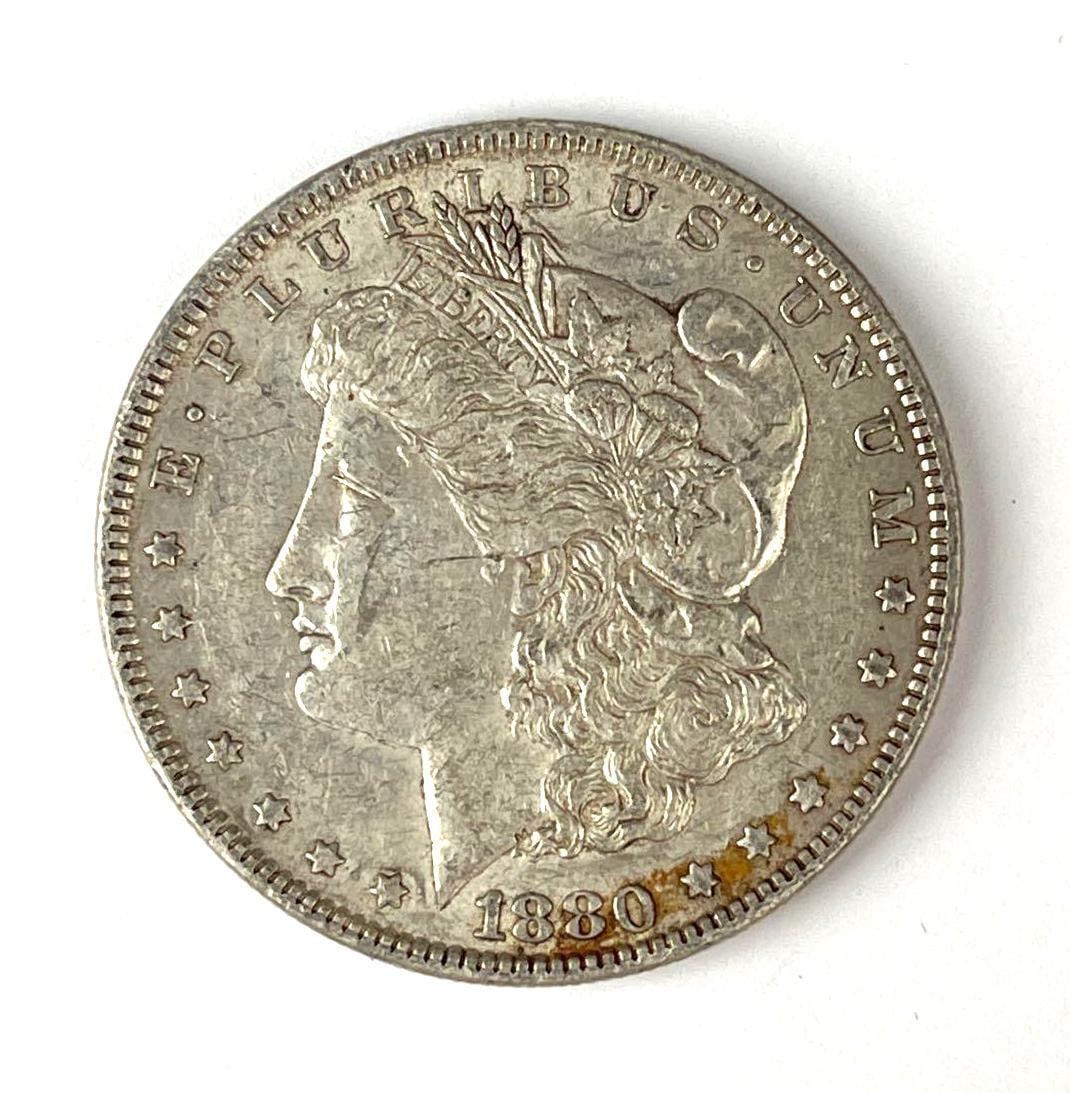 1880 US Morgan Silver Dollar: 1880 US Morgan Silver Dollar