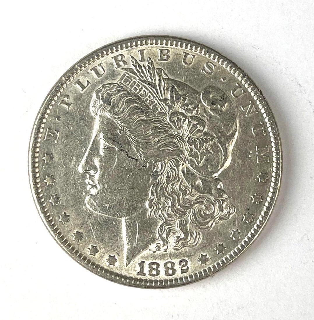 1882 US Morgan Silver Dollar (1 of 2)