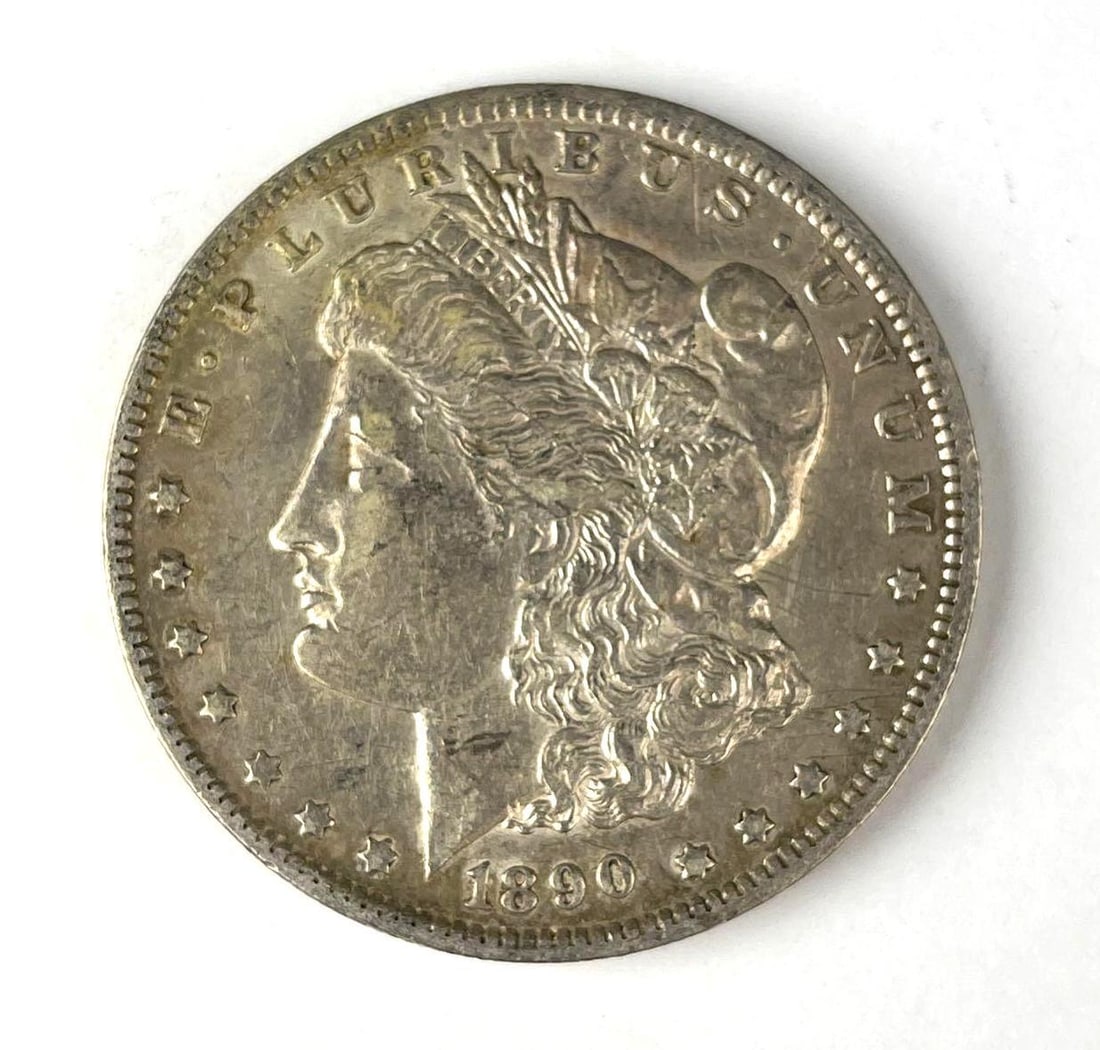 1890 O US Morgan Silver Dollar (1 of 2)