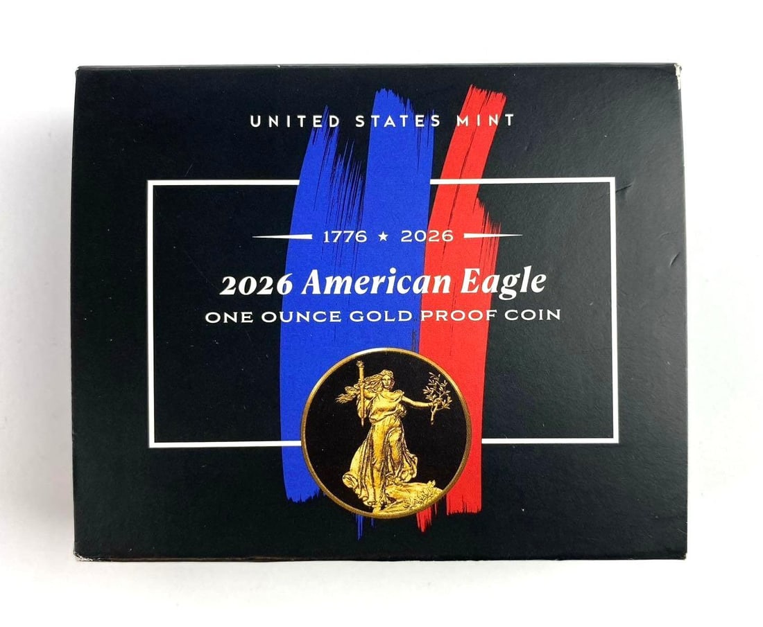 HTF 1776-2026 PROOF US $50 1 Oz American Gold Eagle (1 of 5)