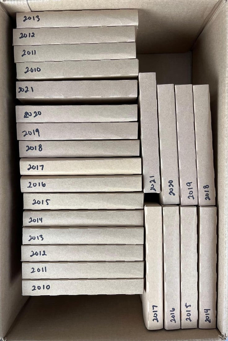 Group of 24 US Mint UNC Coin Proof Sets (1 of 1)
