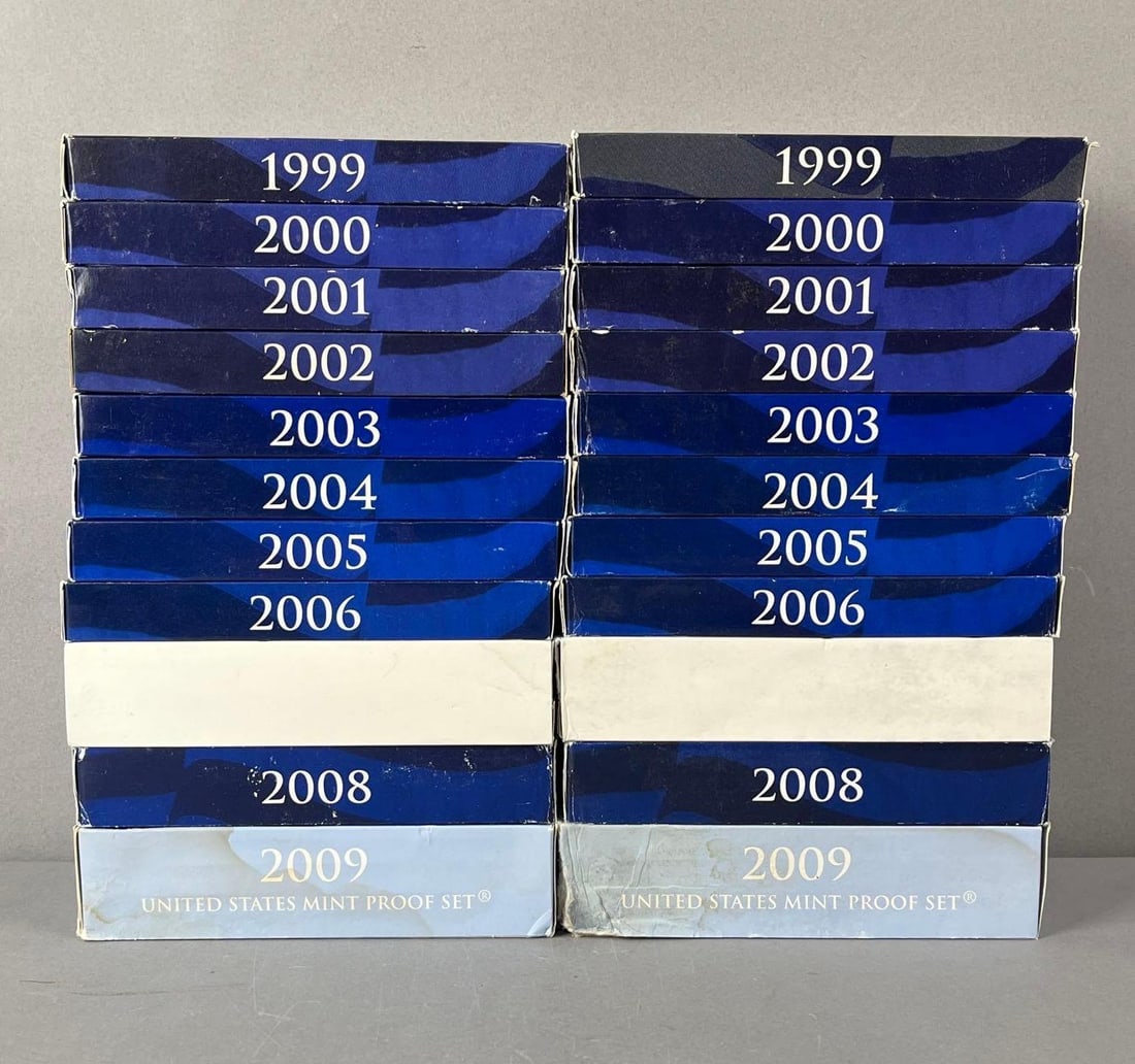 Group of 22 US Mint Proof Sets (1 of 3)