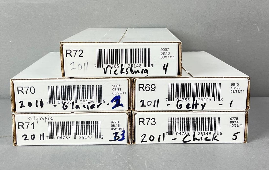 5 Sets of 2011 US Mint ATB Quarter Rolls (1 of 1)