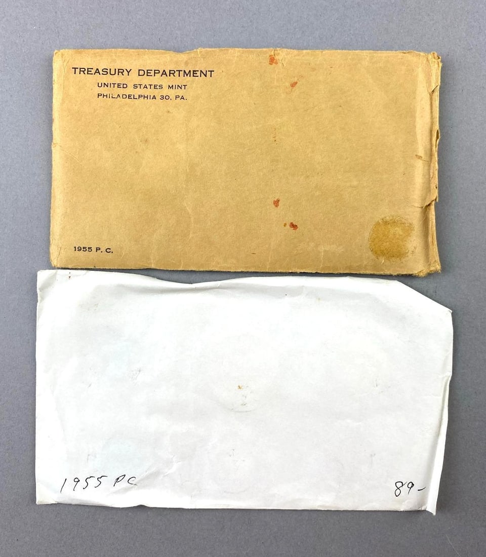 Group of 2 1955 United States Mint Sets (1 of 2)