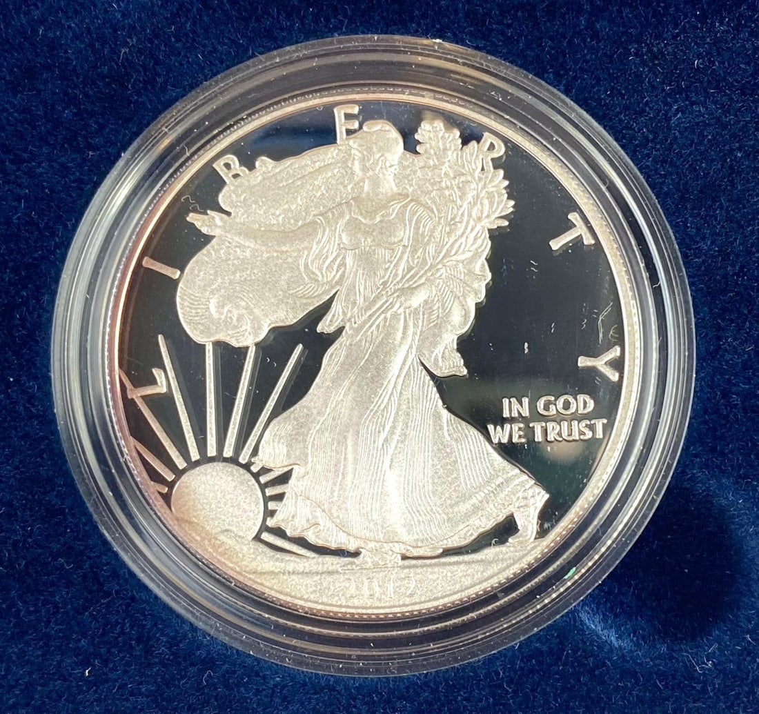 2012 US Mint 1 Oz American Eagle Silver Proof Coin (1 of 5)