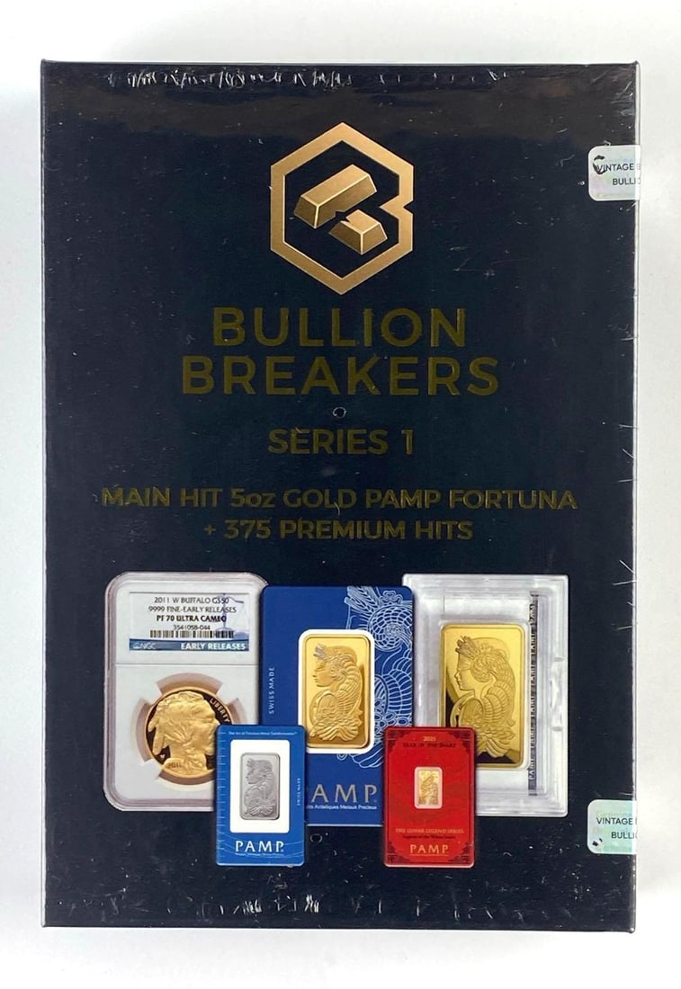 Sealed Bullion Breakers Series One Chase Box: Sealed Bullion Breakers Series One Chase Box, guaranteed to get at least 1 oz silver round