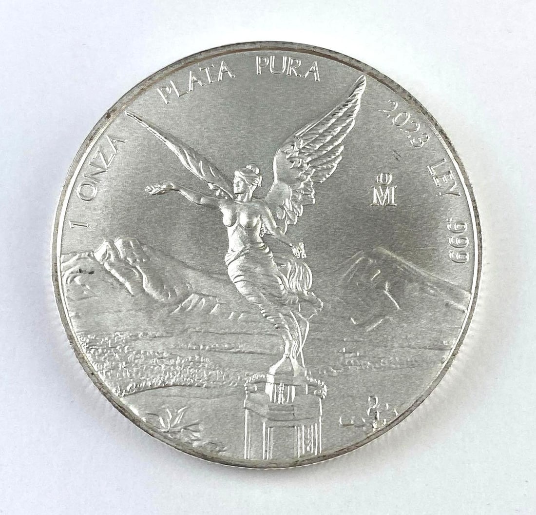 2023 Mexico Libertad 1 Onza 1 Oz .999 Fine Silver Round (1 of 2)
