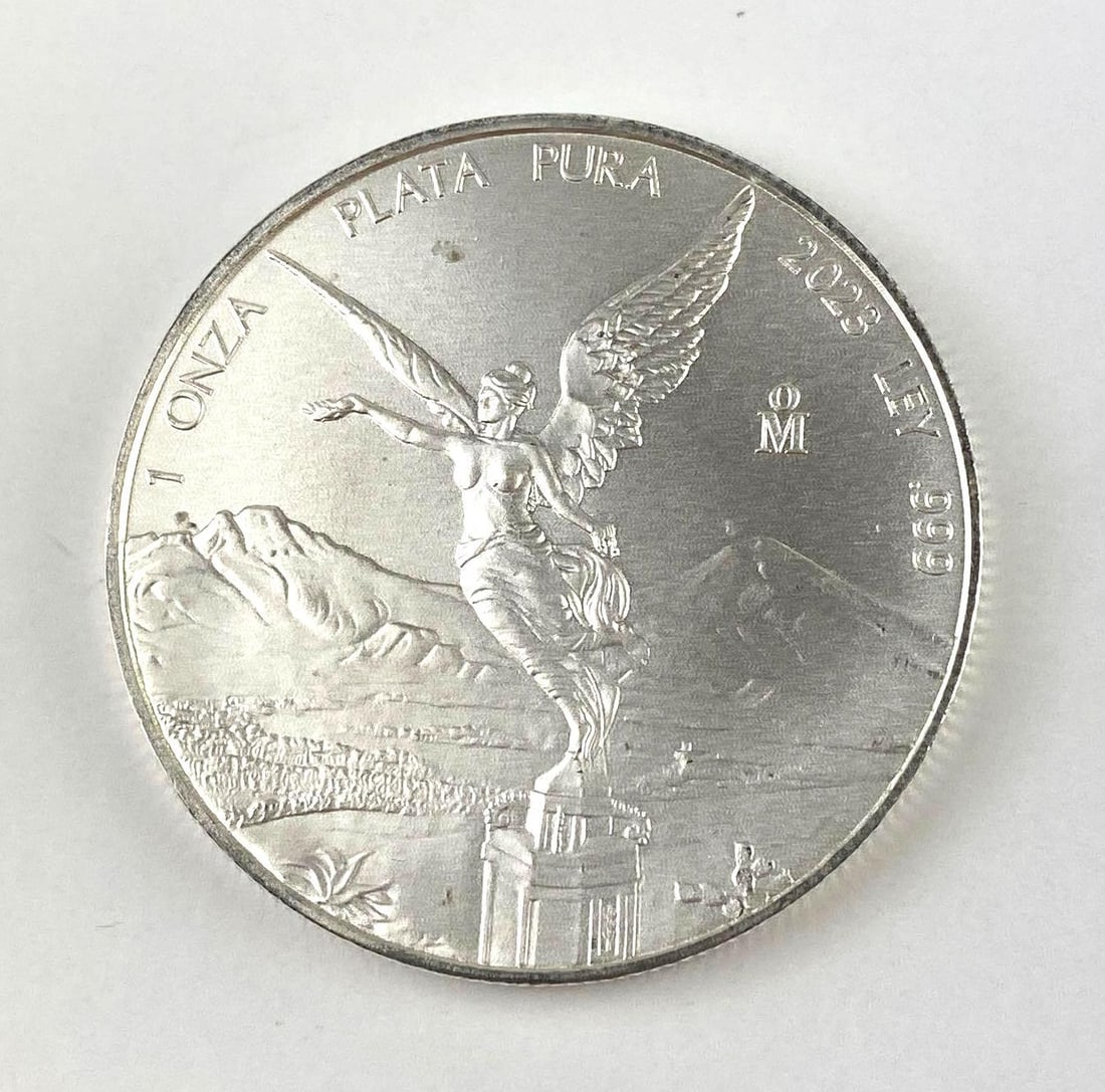 2023 Mexico Libertad 1 Onza 1 Oz .999 Fine Silver Round (1 of 2)