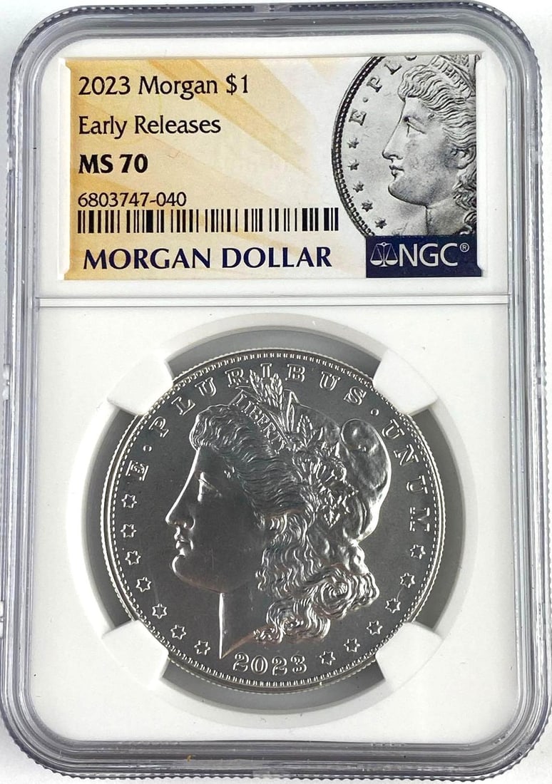 2023 US Morgan Silver Dollar NGC MS70 (1 of 2)