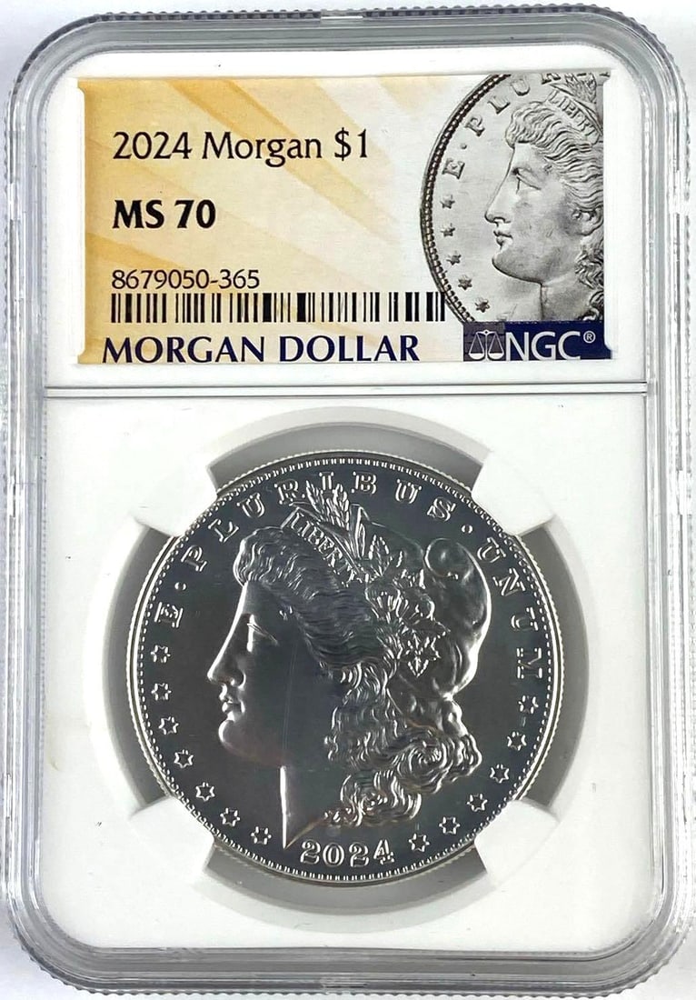 2024 US Morgan Silver Dollar NGC MS70: 2024 US Morgan Silver Dollar NGC MS70