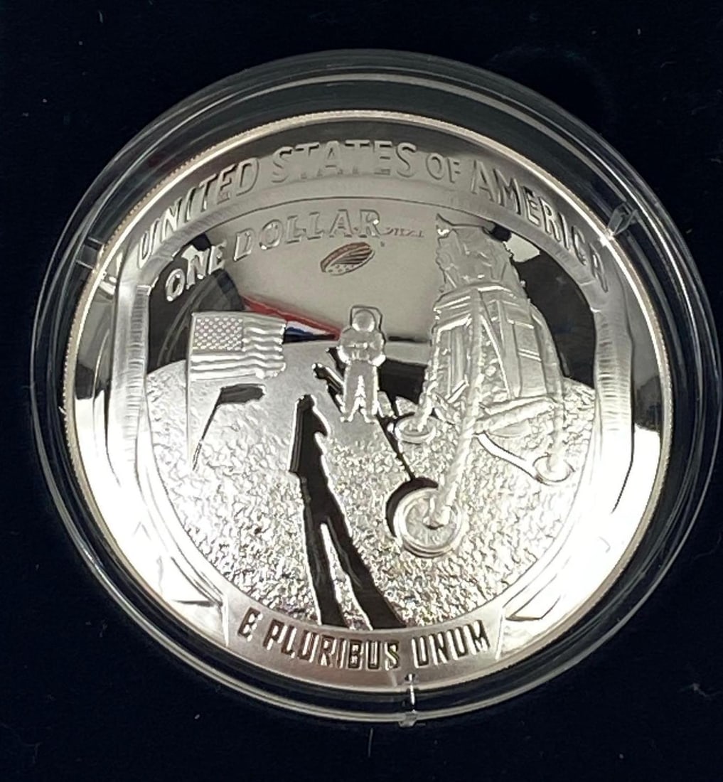 2019 United States Mint Apollo 11 5 Oz .999 Silver 50th Anniversary Round (1 of 4)