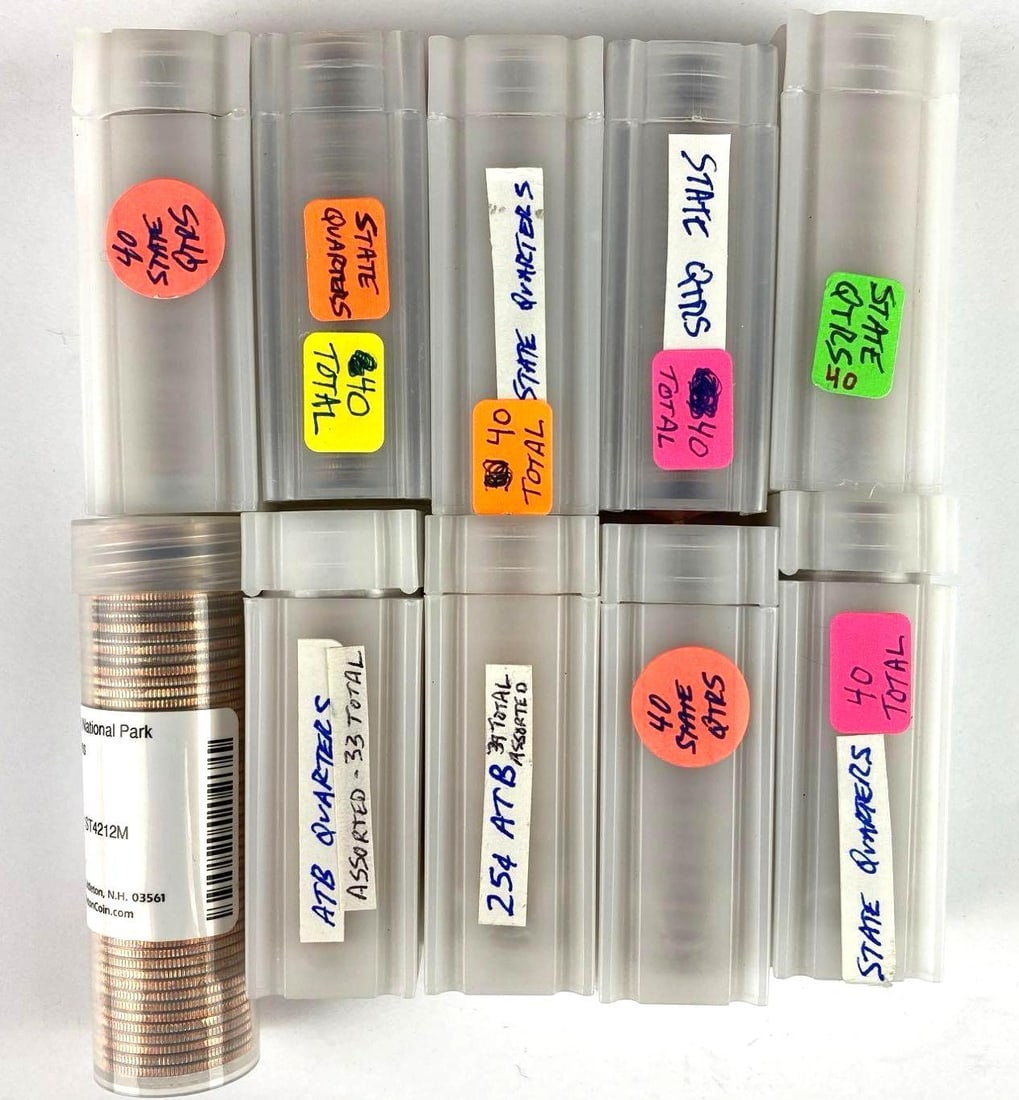 Group of 403 US Mint State Quarters (1 of 1)