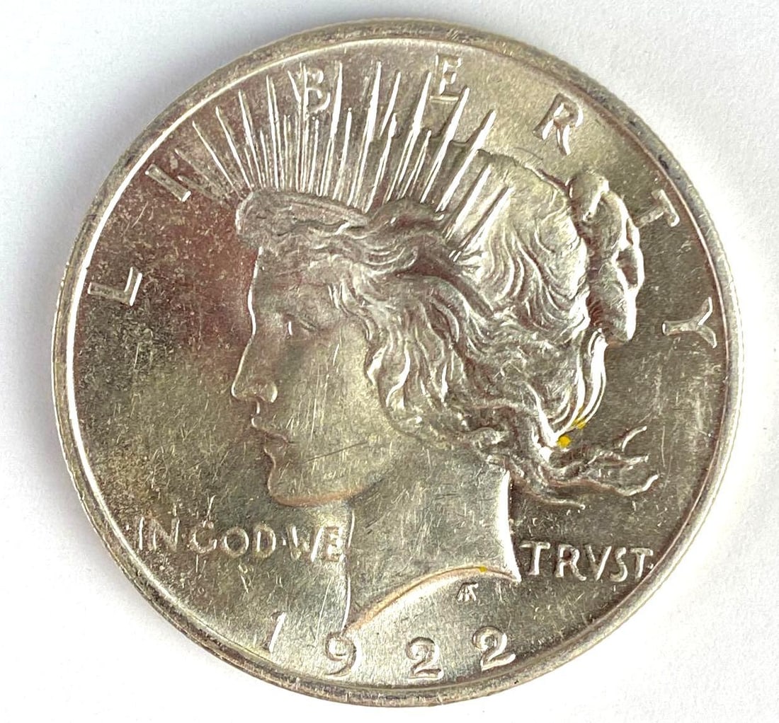 1922 US $1 Peace Silver Dollar: 1922 US $1 Peace Silver Dollar