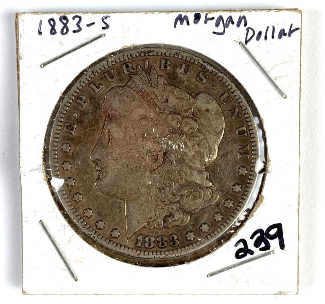 1883-S US $1 Morgan Silver Dollar (1 of 2)