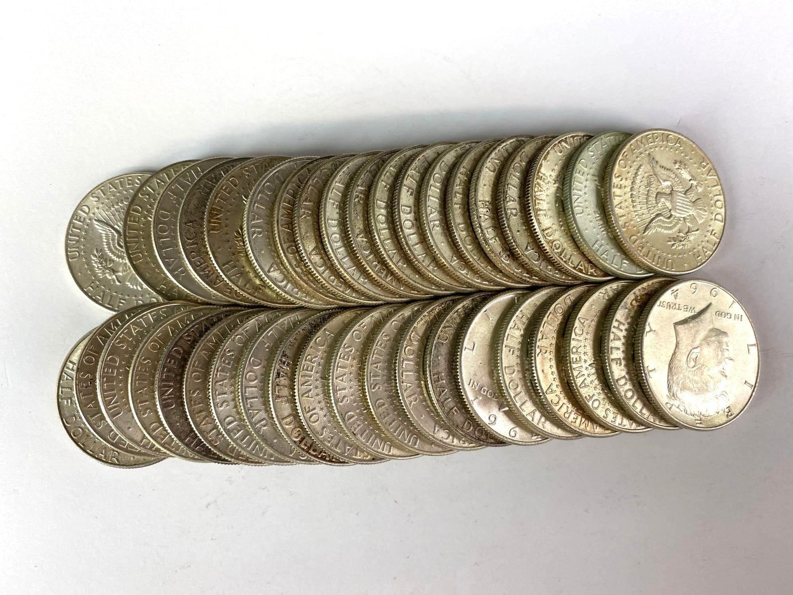 Group of (40) 1964 Kennedy Silver Half Dollars (1 of 1)