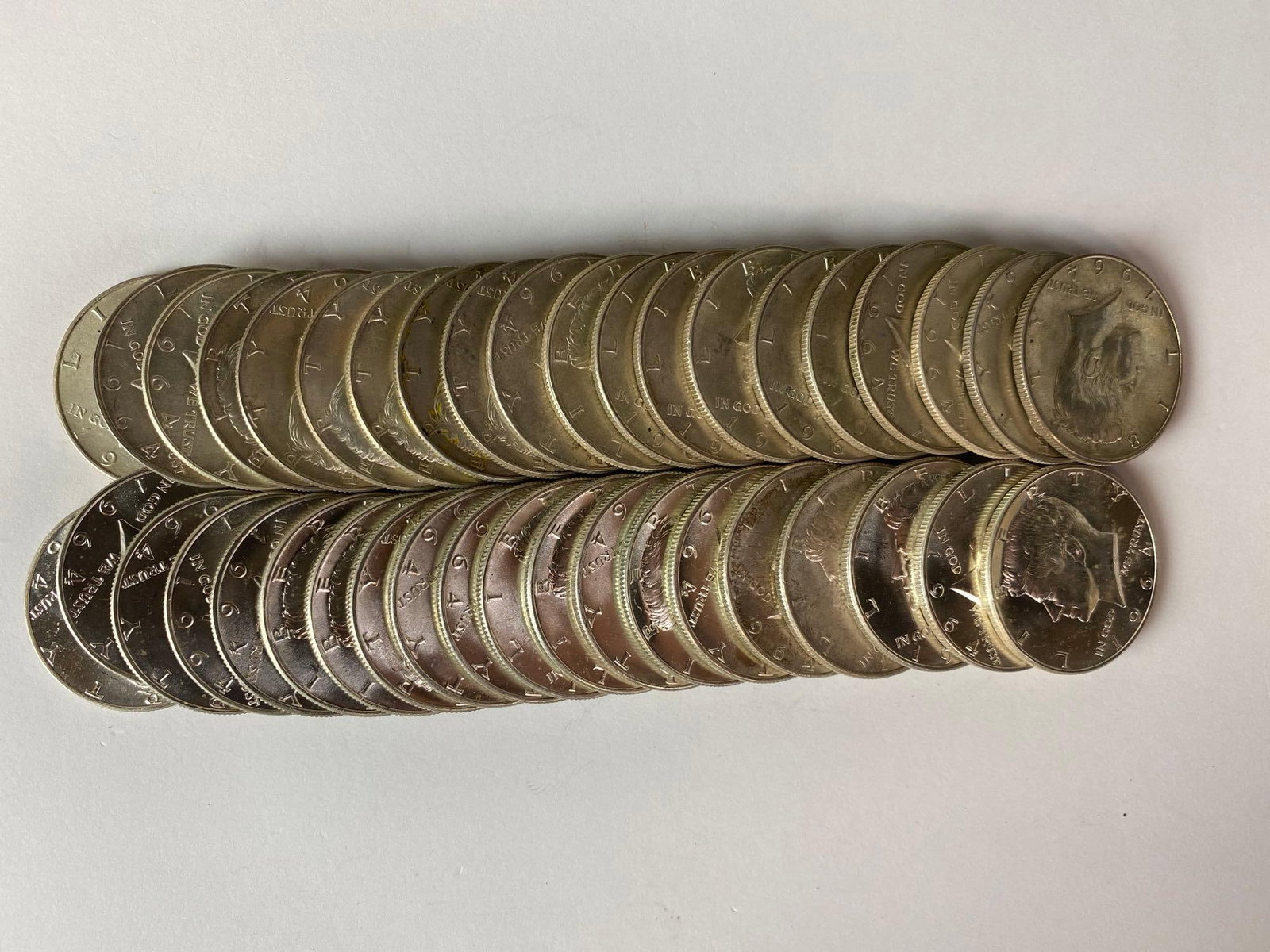 Group of (40) 1964 Kennedy Silver Half Dollars (1 of 1)