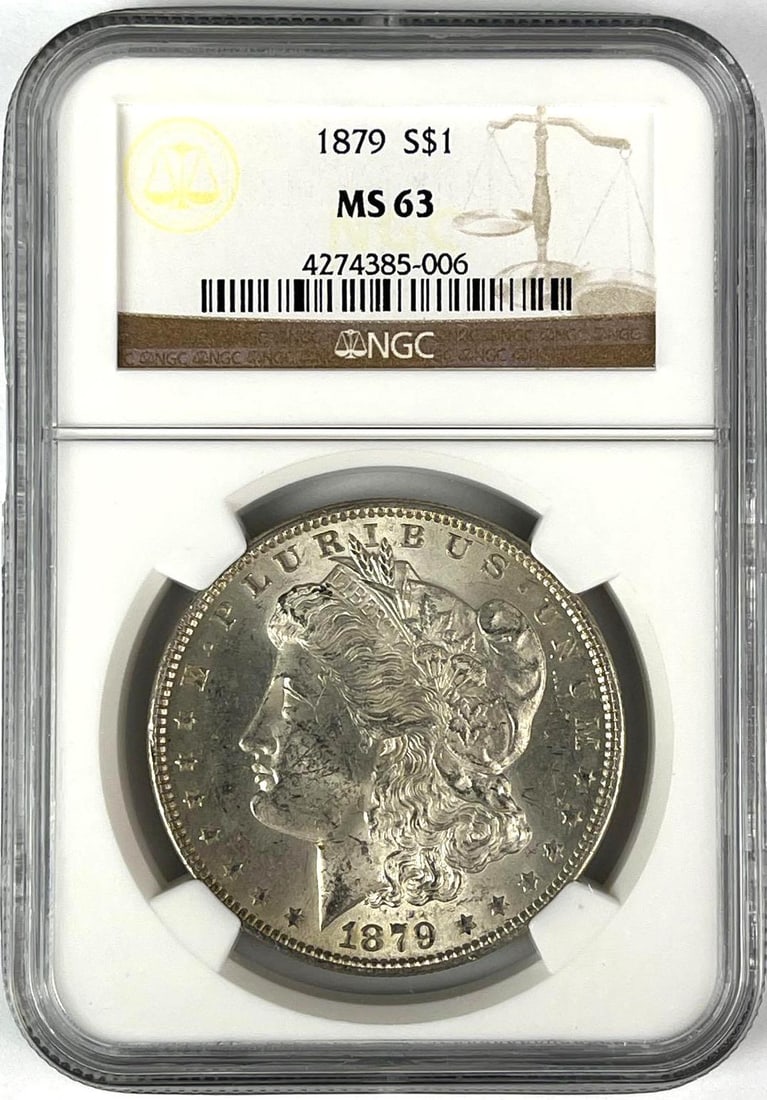 1879 US Morgan Silver Dollar NGC MS63 (1 of 2)