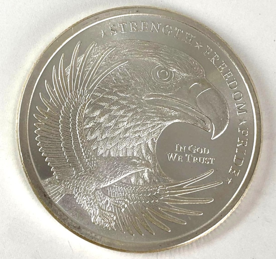 Golden State Mint American Bald Eagle 1 oz .999 Fine Silver Round (1 of 2)
