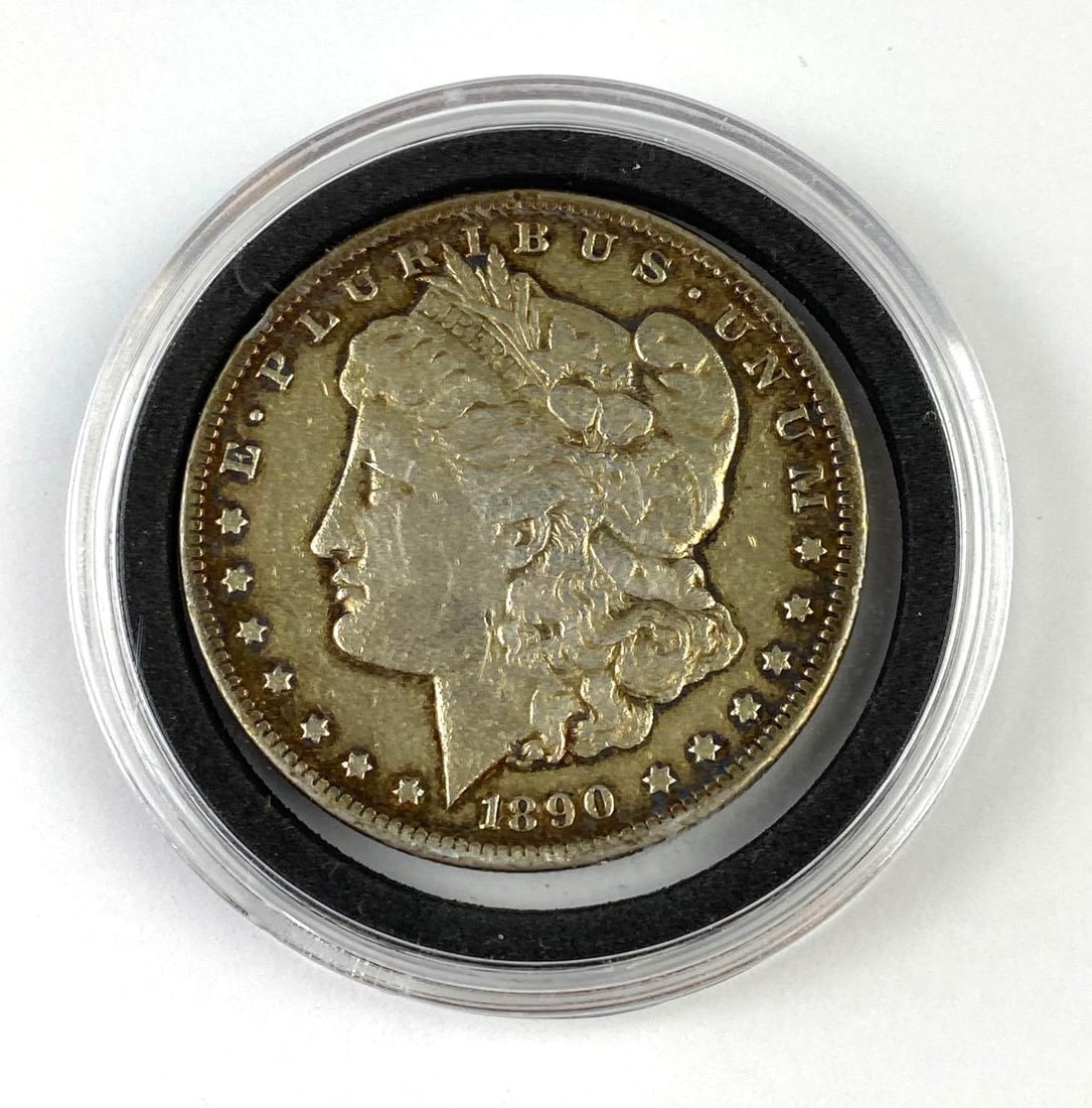 1890 CC US Morgan Silver Dollar (1 of 2)
