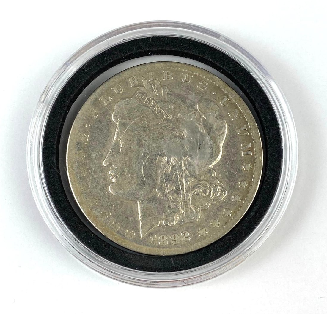 1892 CC US Morgan Silver Dollar: 1892 CC US Morgan Silver Dollar