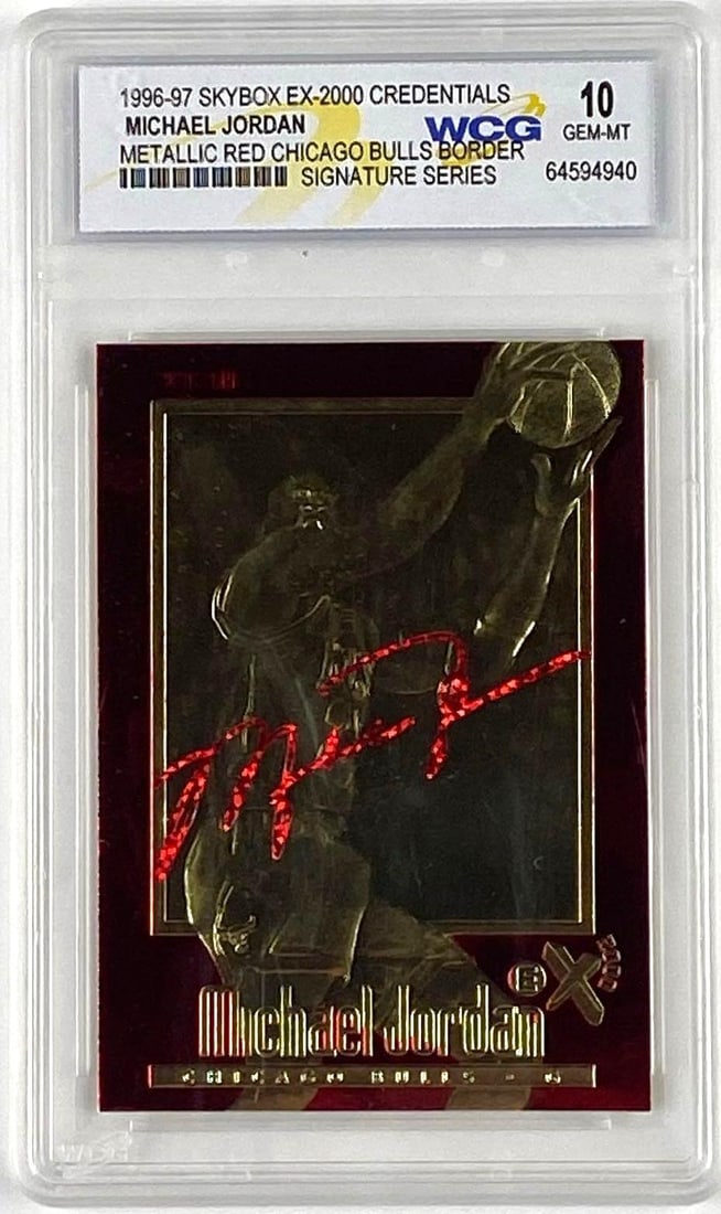 1996-97 Skybox Ex-2000 Credentials Michael Jordan WCG 10 (1 of 2)