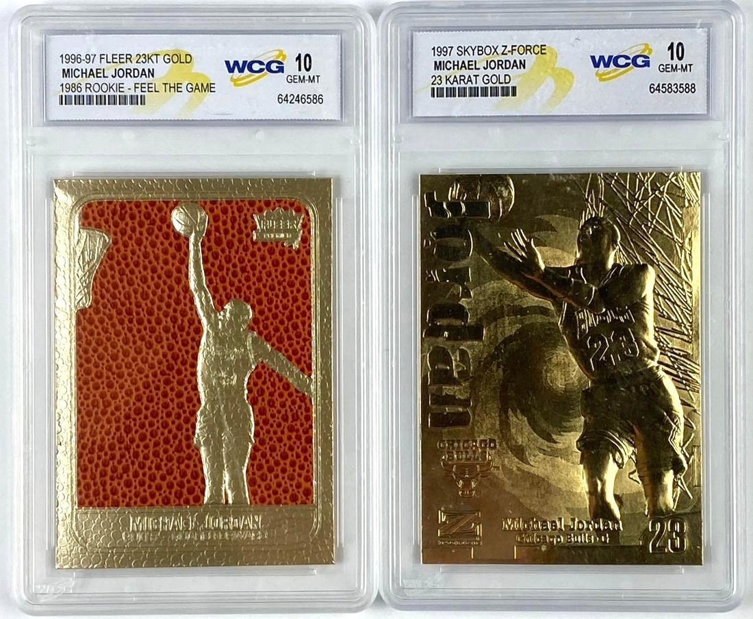 Group of 2 1996-97 Skybox/ Fleer Michael Jordan WCG 10 (1 of 2)