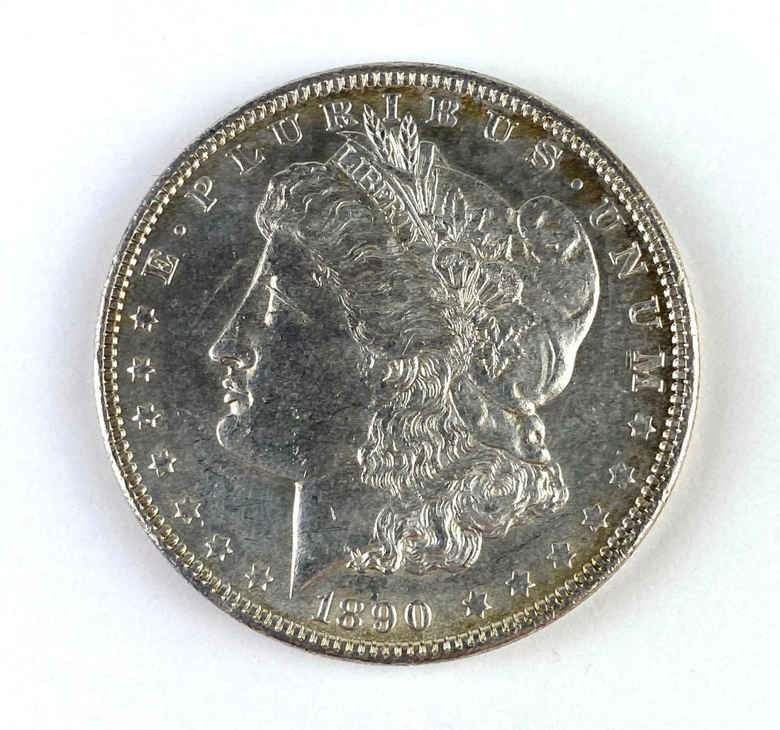 1890 US Morgan Silver Dollar (1 of 2)