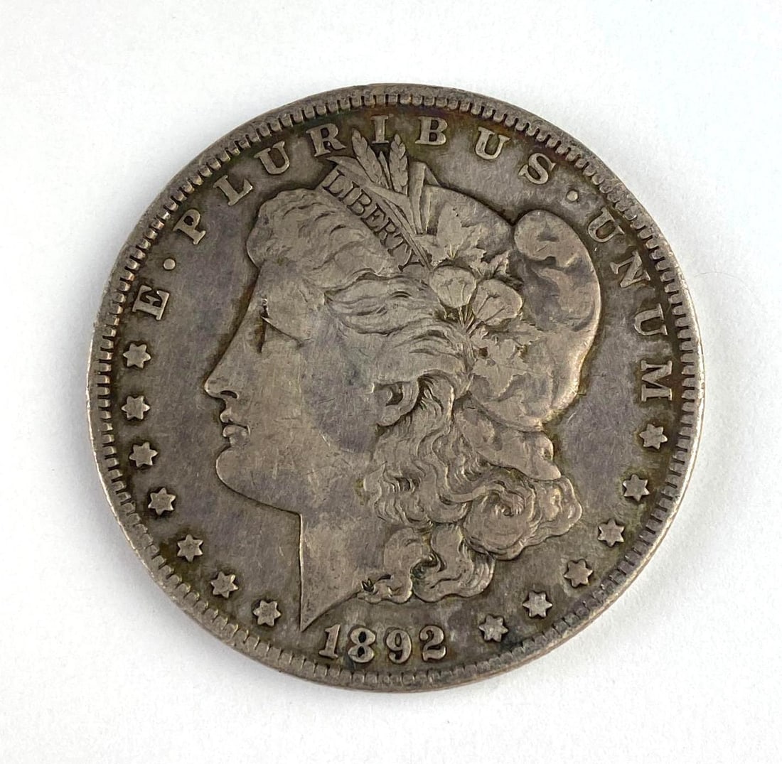 1892 US Morgan Silver Dollar: 1892 US Morgan Silver Dollar