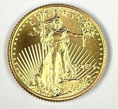 2024 US Mint $5 1/10th American Gold Eagle: 2024 US Mint $5 1/10th American Gold Eagle