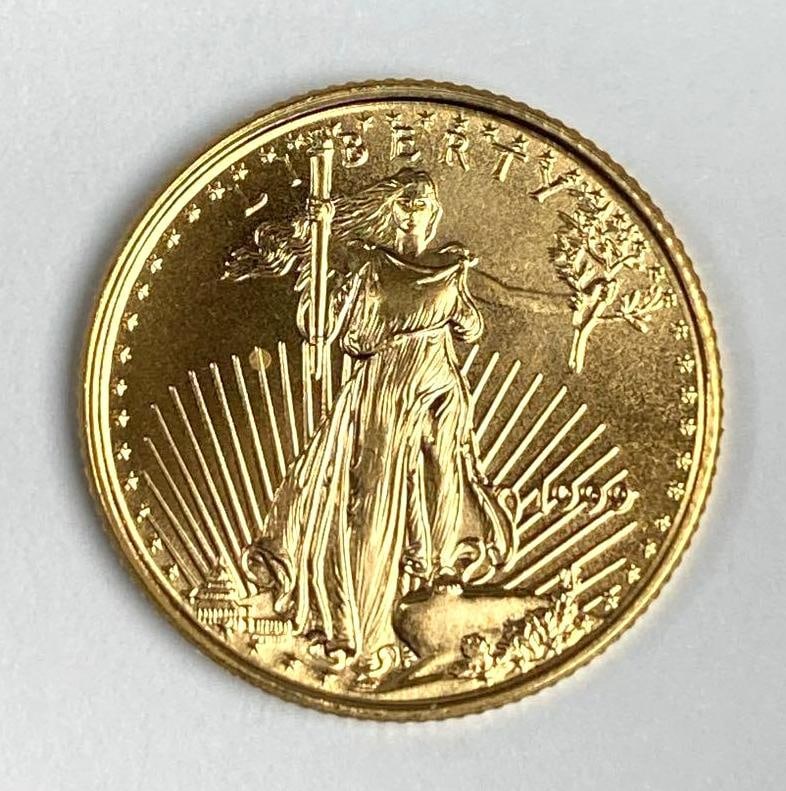 1999 US Mint $5 1/10th oz American Gold Eagle: 1999 US Mint $5 1/10th oz American Gold Eagle