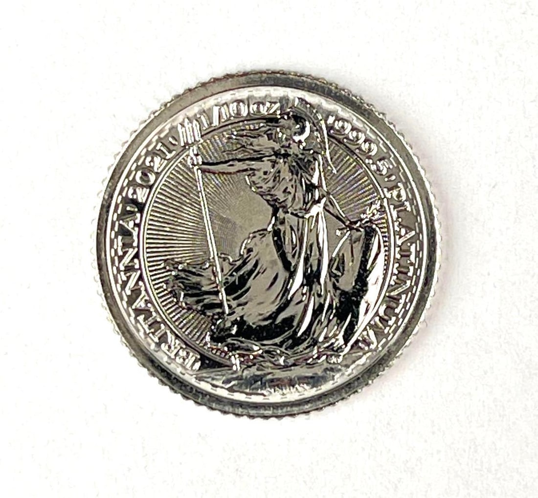 2021 Great Britain 10 Pounds Britannia 1/10th oz 999.5 Platinum Coin: 2021 Great Britain 10 Pounds Britannia 1/10th oz 999.5 Platinum Coin
