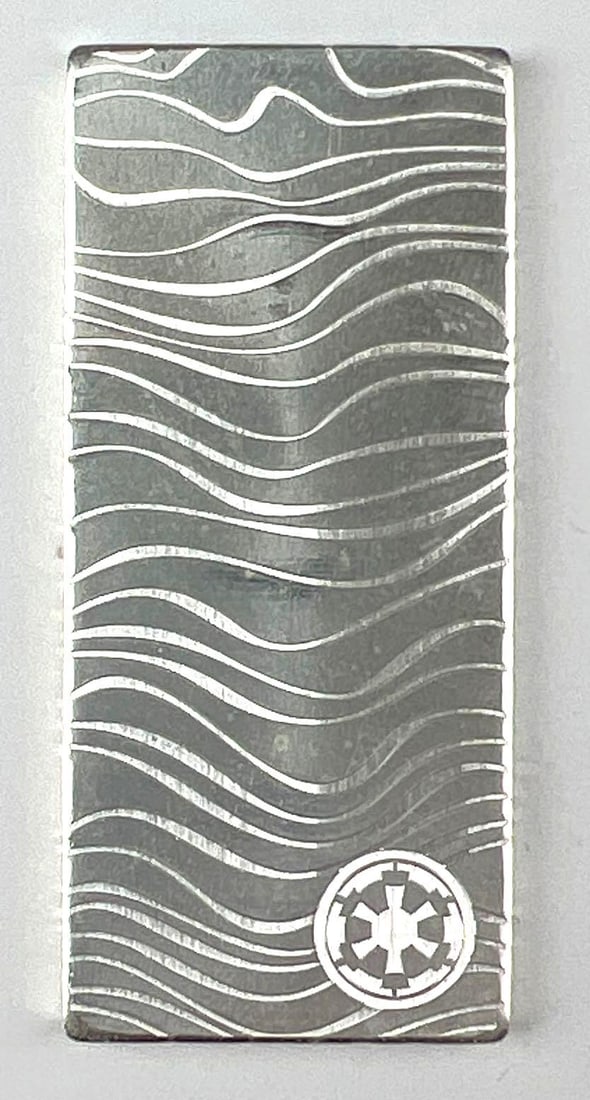2022 NIUE Star War Beskaar 1 oz .999 Fine Silver Bar/Ingot: 2022 NIUE Star War Beskaar 1 oz .999 Fine Silver Bar/Ingot
