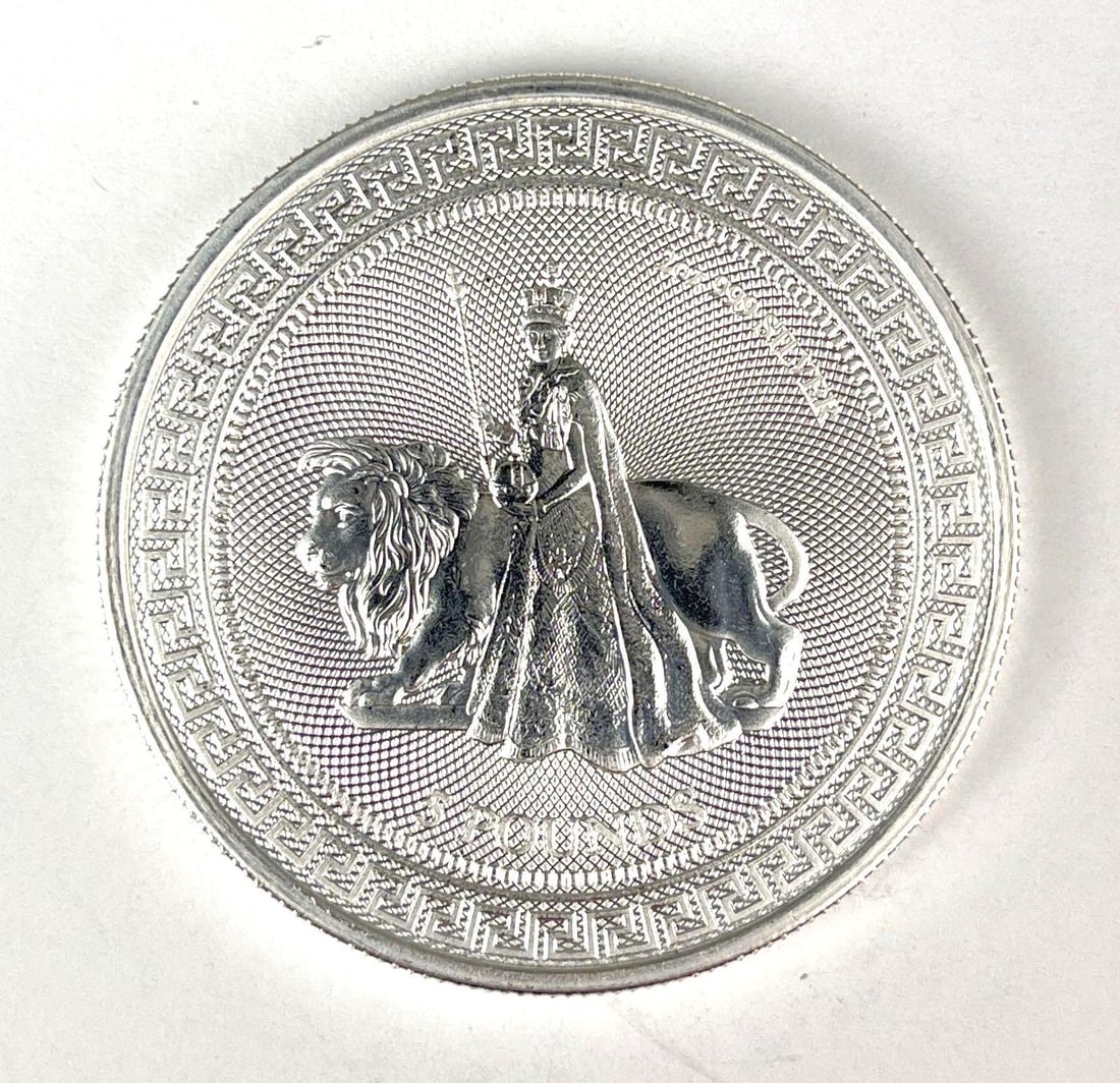 2023 Great Britain 5 Pound Tristan Da Cunha 2 oz 999 Silver Coin: 2023 Great Britain 5 Pound Tristan Da Cunha 2 oz 999 Silver Coin