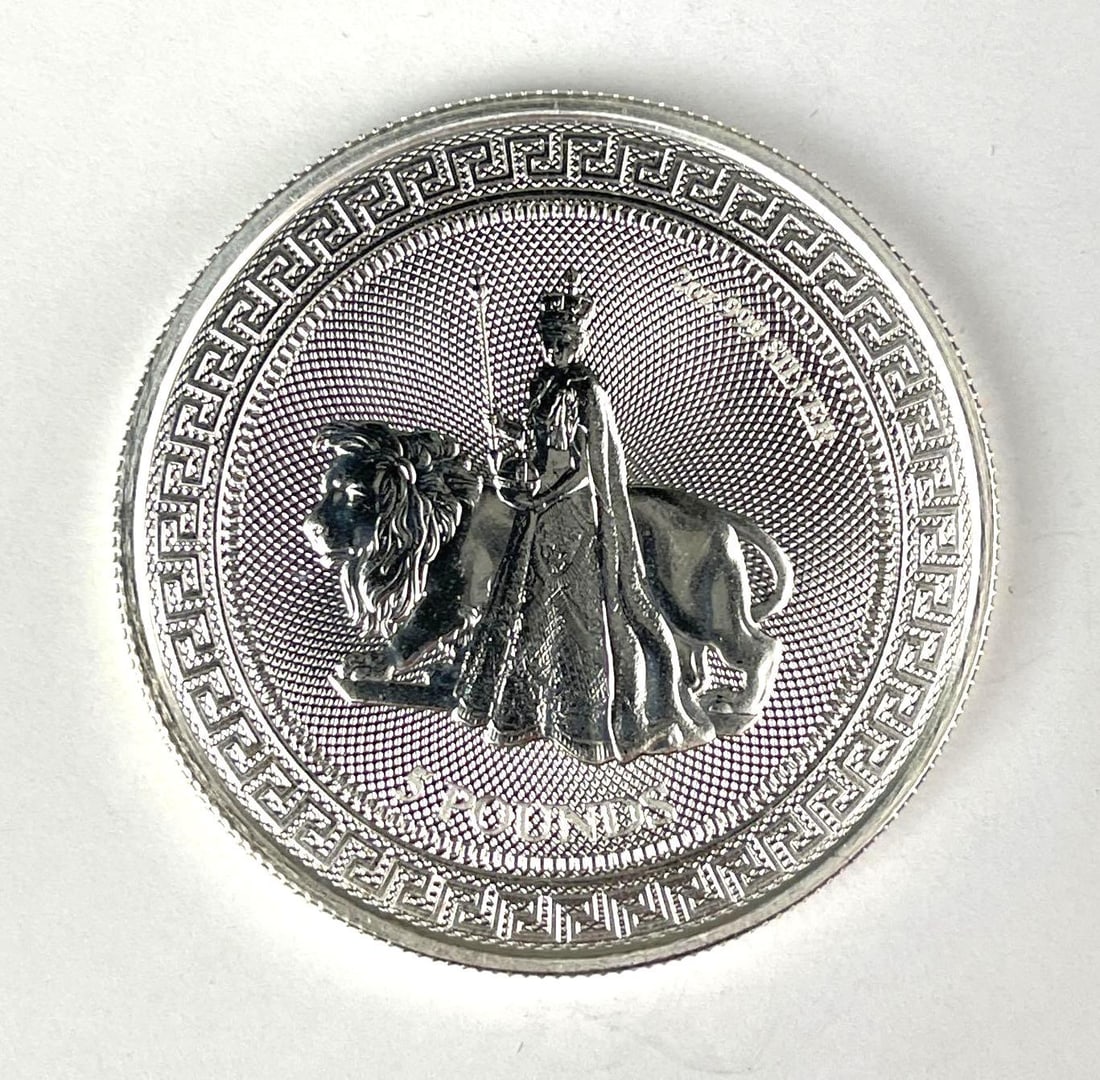 2023 Great Britain 5 Pound Tristan Da Cunha 2 oz 999 Silver Coin (1 of 2)